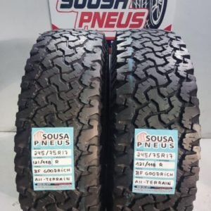 2 pneus semi novos 245-75-17  BF Goodrich