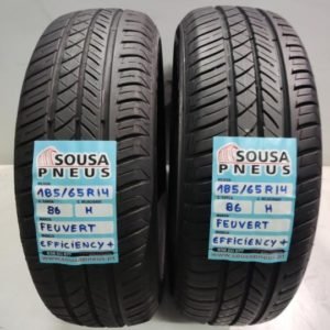 2 pneus semi novos Feuvert 185-65-14