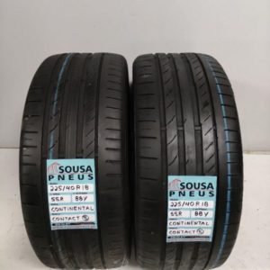 2 pneus semi novos 225-40-18 Continental