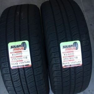 2 pneus semi novos kumho 235/60/18