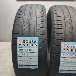 Pneus Usados Continental 185/65R15, modelo Eco Contact 6