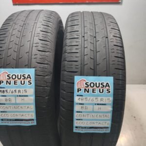 Pneus Usados Continental 185/65R15, modelo Eco Contact 6