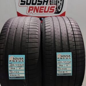 2 PNEUS SEMI NOVOS FALKEN AZENIS  285/45R20 112Y OFERTA DOS PORTES