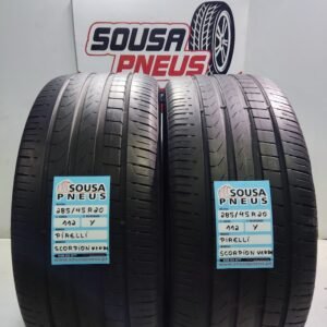 2 PNEUS SEMI NOVOS PIRELLI SCORPION VERDE 285-45-20 112Y OFERTA DOS PORTES