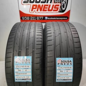 2 PNEUS SEMI NOVOS HANKOOK VENTUS S1 235-40-19 96Y