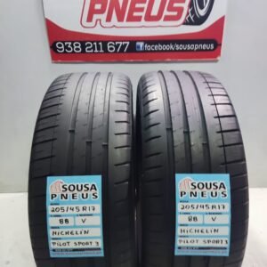 2 PNEUS MICHELIN 205-45-17 PILOT SPORT 3 - OFERTA DA ENTREGA