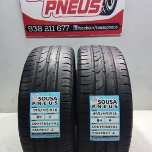 2 PNEUS CONTINENTAL CONTACT 2 195-45-16 84H