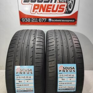 2 PNEUS 215-45-16 HANKOOK VENTUS PRIME 2 90 V - OFERTA DOS PORTES