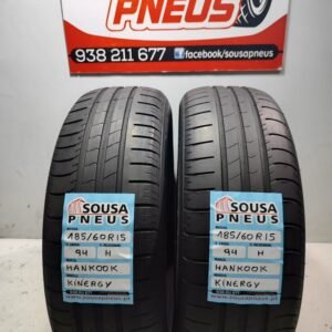 2 PNEUS SEMI NOVOS 185/80R15 HANKOOK KINERGY 94H - OFERTA DOS PORTES