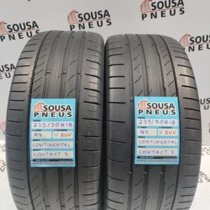 2 pneus semi novos 235-50R18 97V Continental - Oferta dos Portes