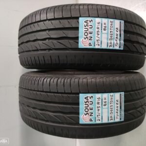 2 pneus 95% de piso 215-45/16 Bridgestone - oferta dos portes