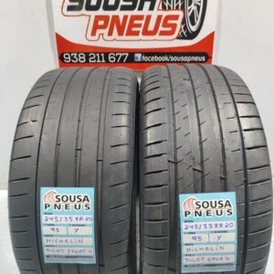 2 pneus semi novos 245-35R20 Michelin - Oferta dos Portes