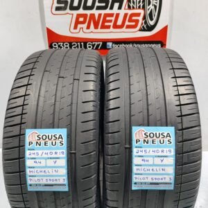 2 pneus semi novos 245-40R19 Michelin - Oferta dos portes