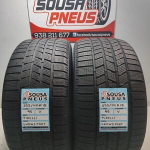 2 pneus semi novos Pirelli 255/40R18 Oferta dos Portes