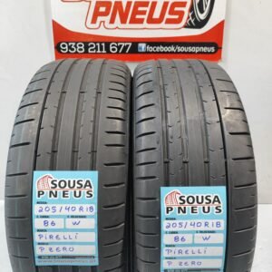 2 pneus semi novos 205-40R18 Pirelli - Oferta dos portes