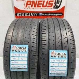 2 pneus semi novos 225-45R17 Pirelli - Oferta dos Portes