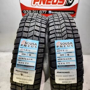 2 pneus semi novos nortenha 205 r18 - oferta dos portes