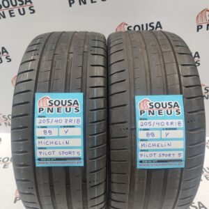 2 pneus semi novos 205-40ZR18 Michelin - Oferta dos Portes
