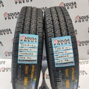 2 pneus novos 7.00 R16 - Oferta da entrega - 240 Euros